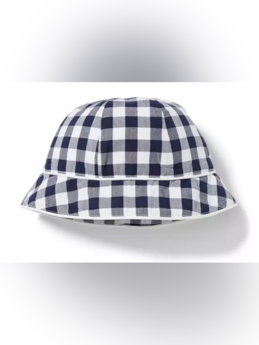NWT Janie and Jack gingham bucket hat